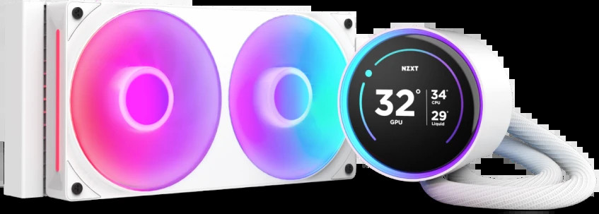 Водяне охолодження NZXT Kraken Elite 240 RGB (2024) White (RL-KR24E-W2)
