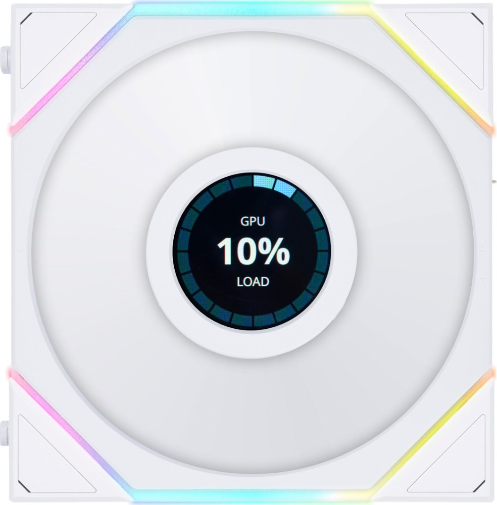Вентилятор Lian Li Uni Fan TL120 LCD 3-pack White (G99.12TLLCD3W.00)