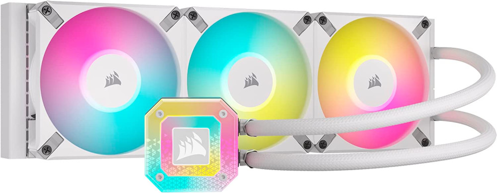 Водяное охлаждение Corsair iCUE H150i ELITE CAPELLIX XT White (CW-9060073-WW)