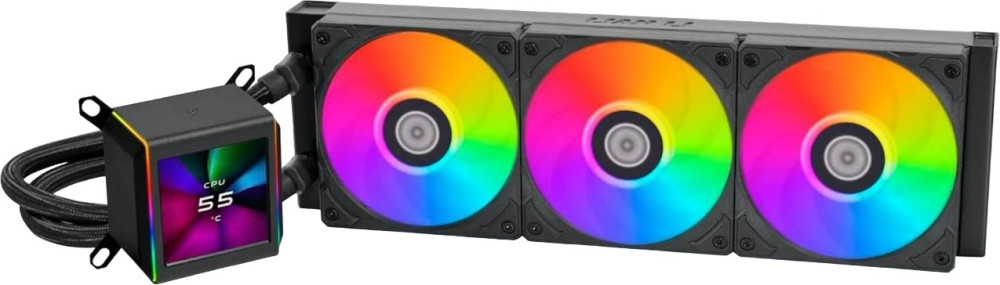 Водяное охлаждение Lian Li Galahad II LCD 360 Black (G89.GA2ALCD36B.00)