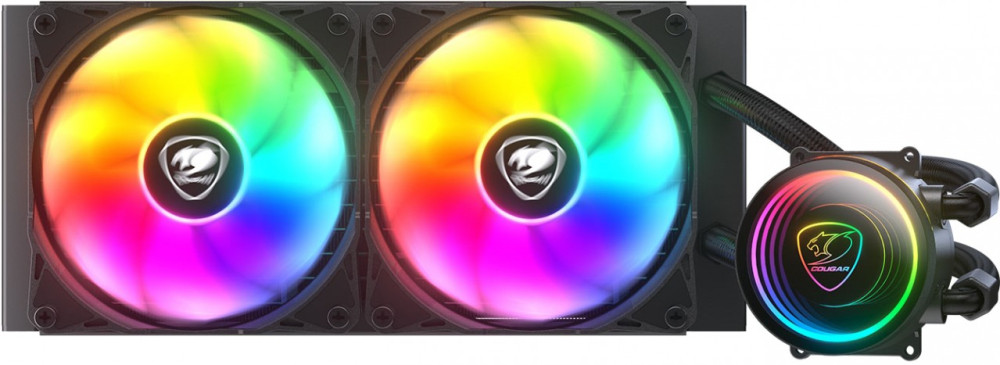 Водяное охлаждение Cougar Poseidon Elite ARGB 240 Black