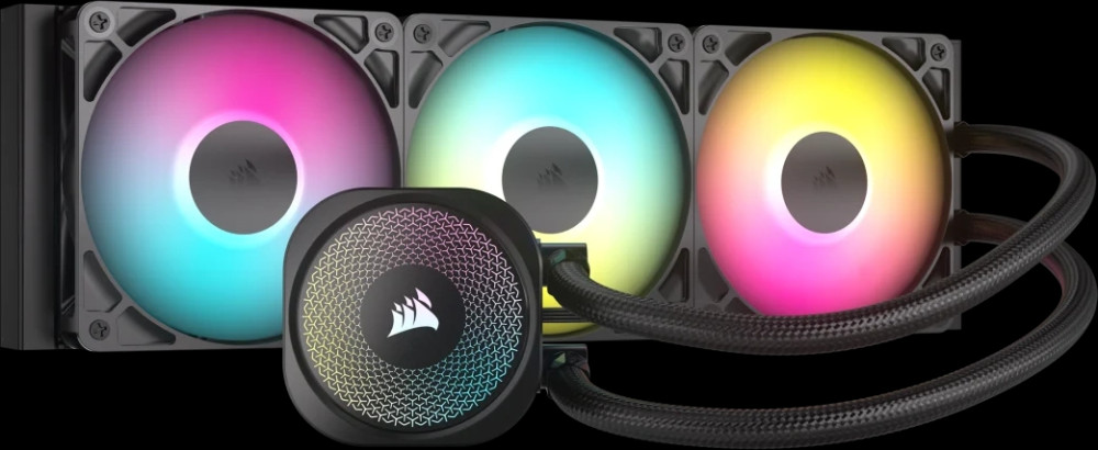 Водяное охлаждение Corsair NAUTILUS 360 RS ARGB Black (CW-9060093-WW)