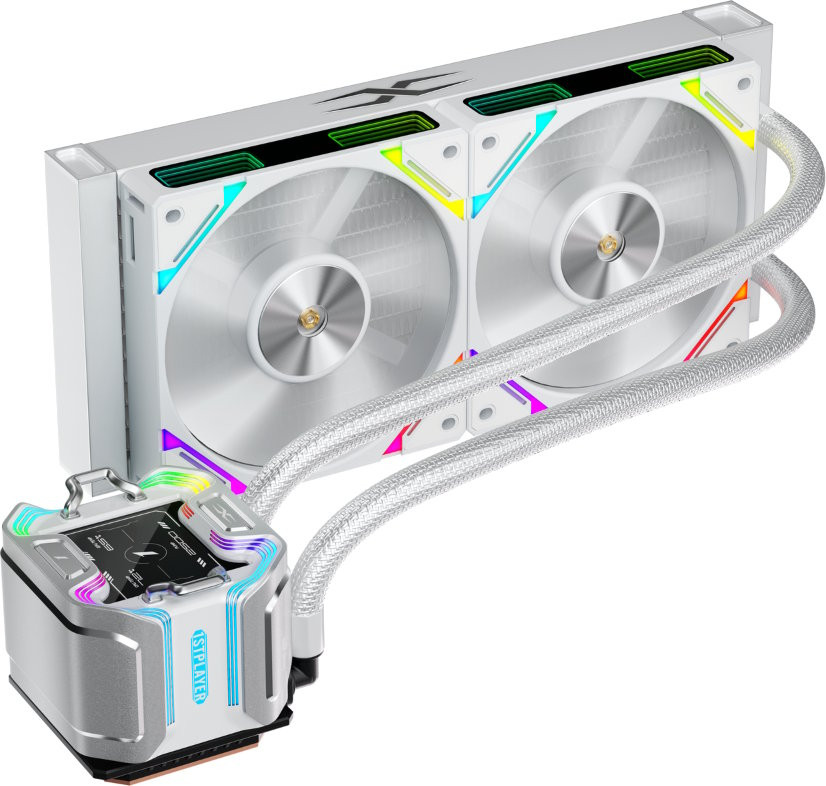 Водяное охлаждение 1stPlayer X-240 White