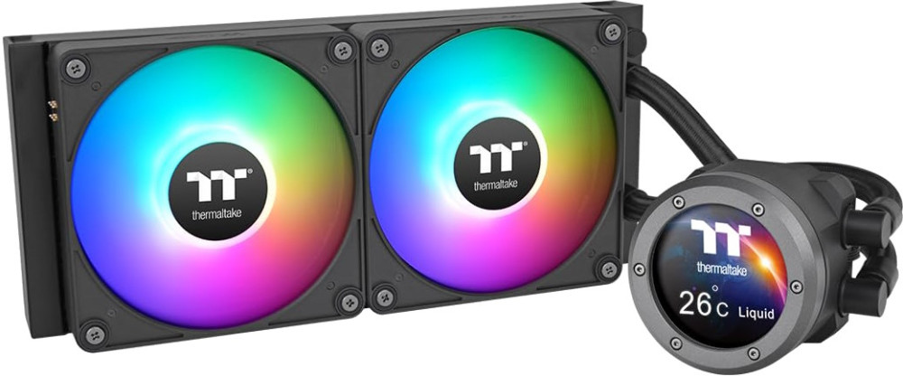 Водяное охлаждение Thermaltake TH280 V2 Ultra EX ARGB Black (CL-W416-PL14SW-A)