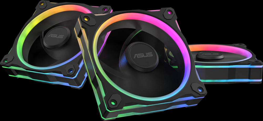 Система охлаждения Asus Prime MR120 ARGB Reverse Black - Triple Pack (90DA00L0-B09020)