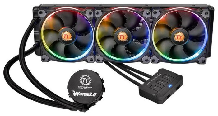 Водяное охлаждение Thermaltake Water 3.0 Riing RGB 360 (CL-W108-PL12SW-A)