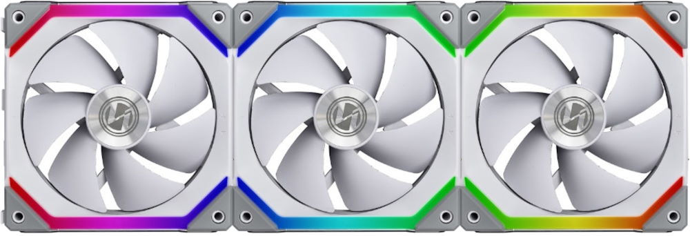 Вентилятор Lian Li Uni Fan SL120 3-pack White (G99.12UF3W.00)