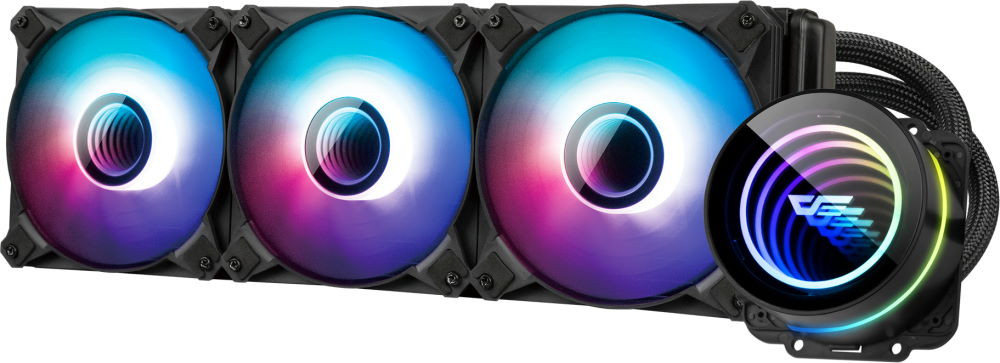 Водяное охлаждение DarkFlash Twister DXV2.6 360 Black
