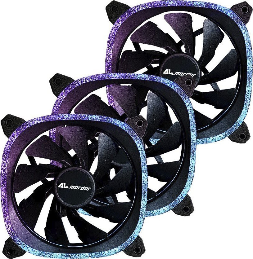 Вентилятор Almordor Stardust XD120 Black 3pcs. (ALSDXD120BK3)