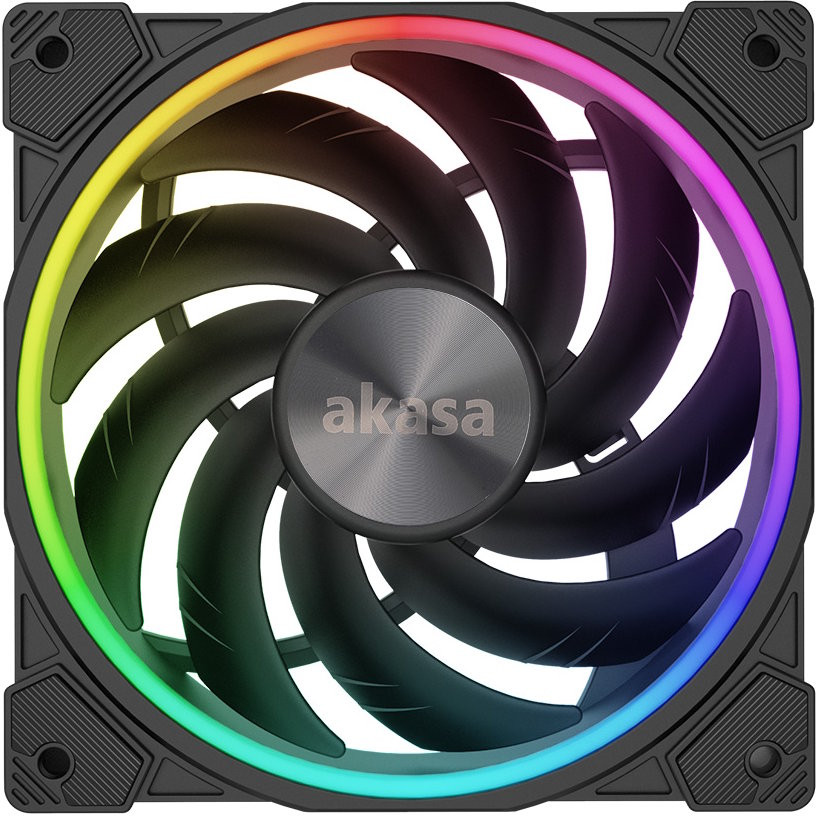 Вентилятор Akasa Soho AR 120mm ARGB Black (AK-FN108)