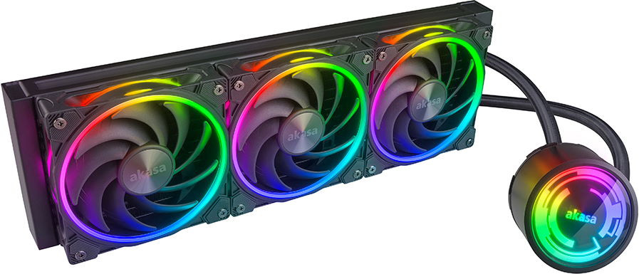 Водяное охлаждение Akasa Soho 360 Dusk Black (AK-LC4005HP01)