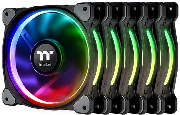 Вентилятор Thermaltake Riing Plus 14 RGB (5-Fan Pack) (CL-F057-PL14SW-A)
