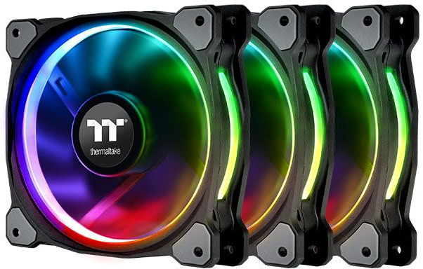 Вентилятор Thermaltake Riing Plus 12 RGB (3-Fan Pack) (CL-F053-PL12SW-A)