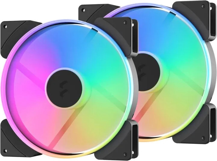 Вентилятор Fractal Design Prisma AL-18 PWM Black 2-pack (FD-FAN-PRI-AL18-PWM-2P)