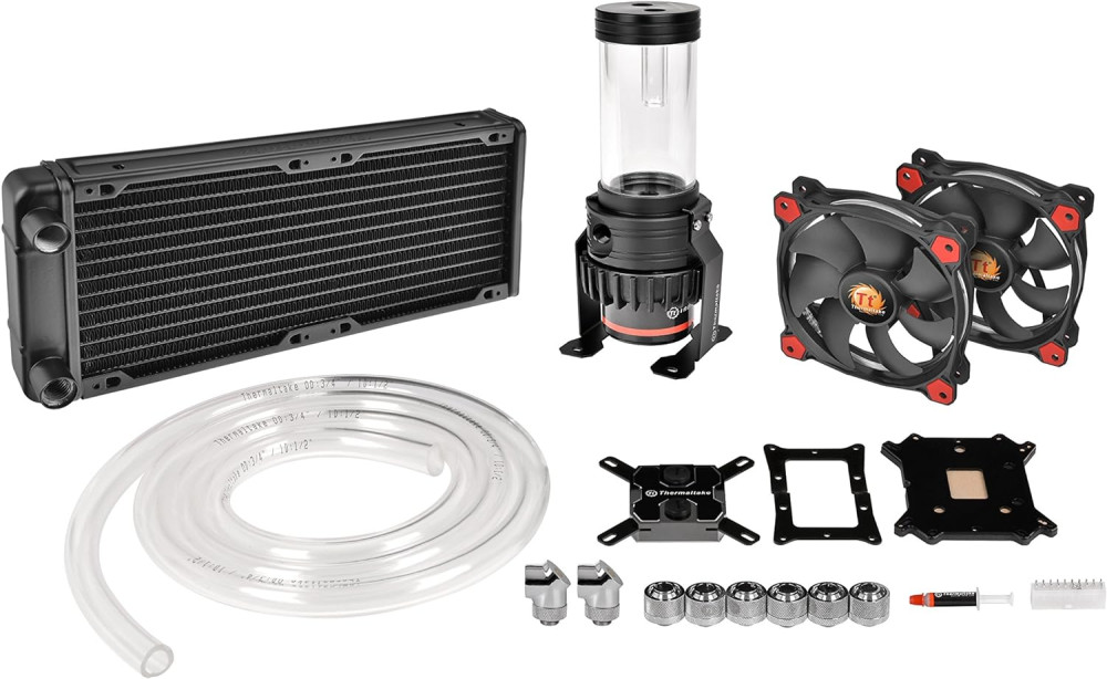 Система охлаждения Thermaltake Pacific Gaming R240 D5 Water Cooling Kit (CL-W196-CU00RE-A)