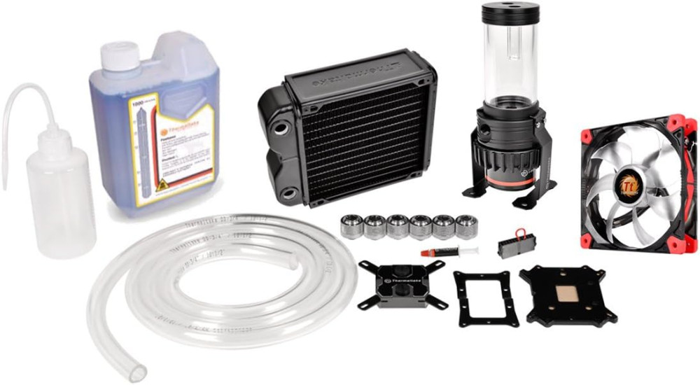 Система охлаждения Thermaltake Pacific RL140 D5 Water Cooling Kit (CL-W072-CU00BL-A)