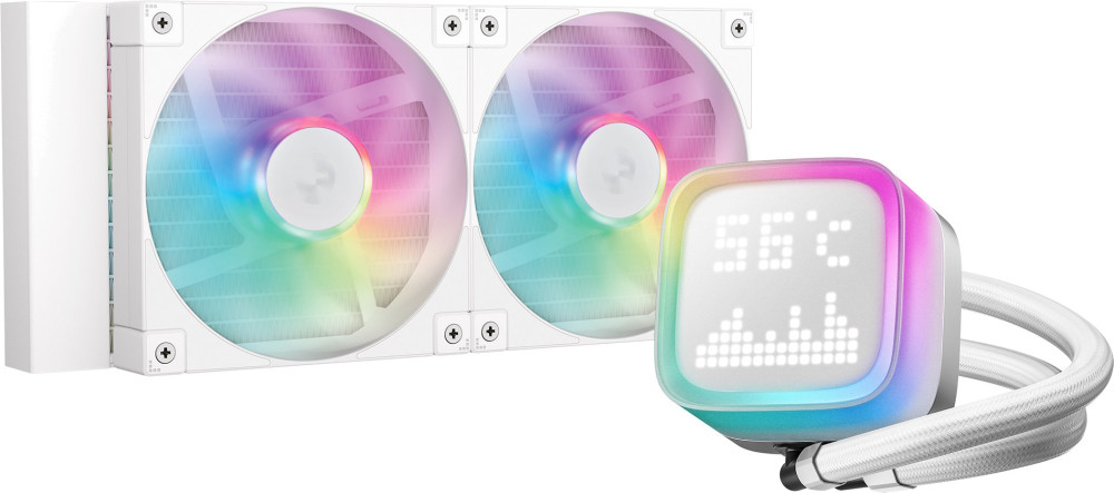 Водяное охлаждение Deepcool LP240 White (R-LP240-WHMSMC-G-1)