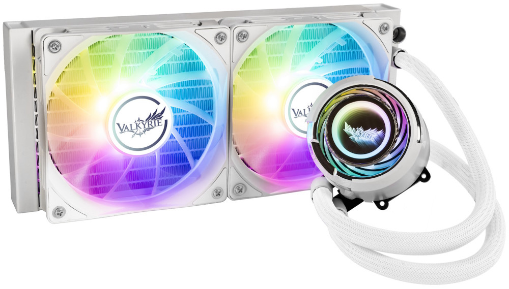 Водяное охлаждение VALKYRIE Jarn 240 ARGB White (B0C87S8KNV)