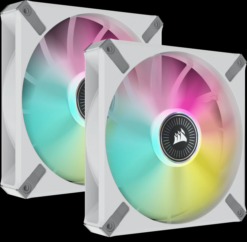 Вентилятор Corsair iCUE ML140 RGB ELITE Premium Dual Kit White (CO-9050119-WW)