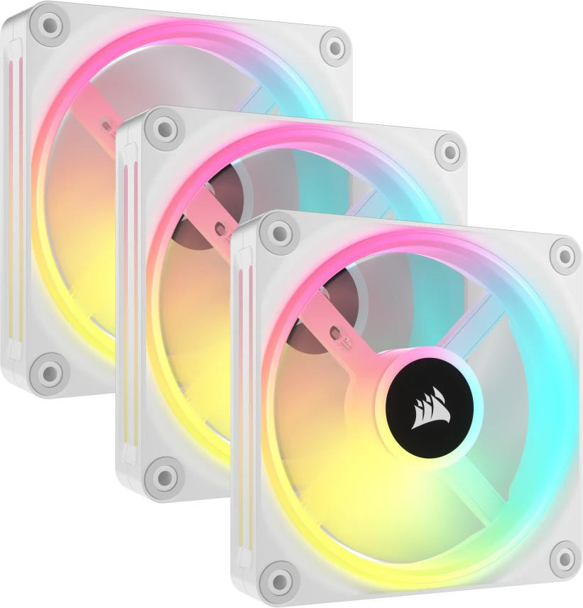 Вентилятор Corsair iCUE LINK QX120 RGB White Triple Pack (CO-9051006-WW)
