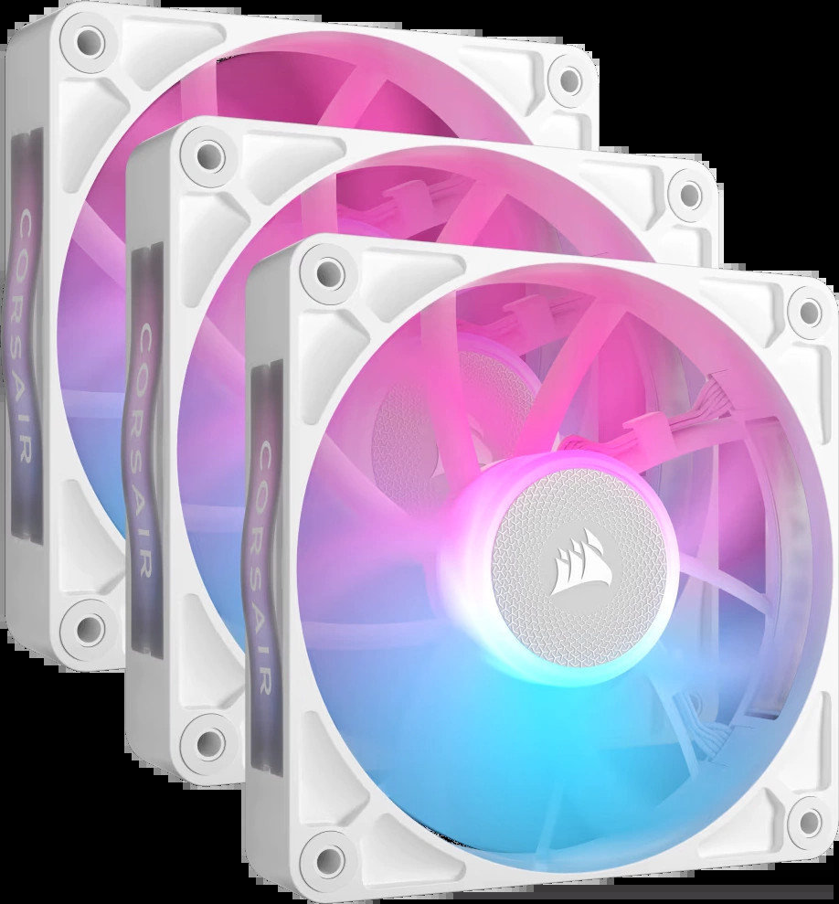 Вентилятор Corsair iCUE LINK RX120 RGB PWM Triple Pack White (CO-9051022-WW)