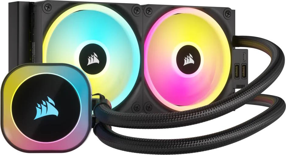 Водяное охлаждение Corsair iCUE LINK H100i RGB Black (CW-9061001-WW)