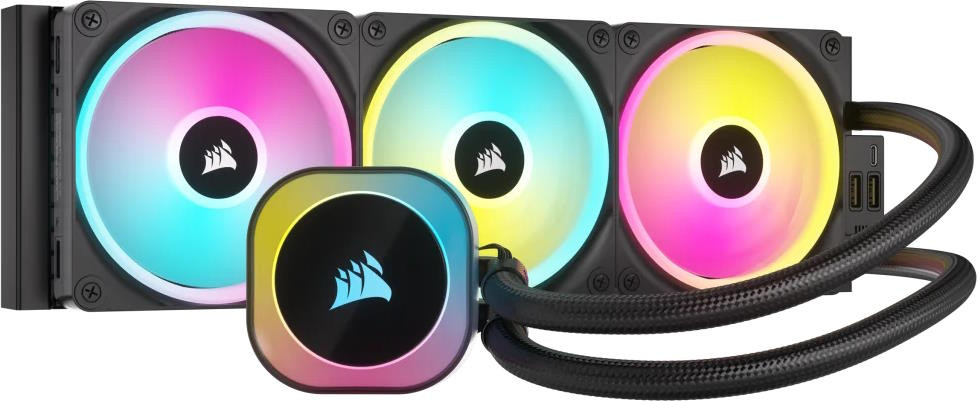 Водяное охлаждение Corsair iCUE LINK H150i RGB Black (CW-9061003-WW)