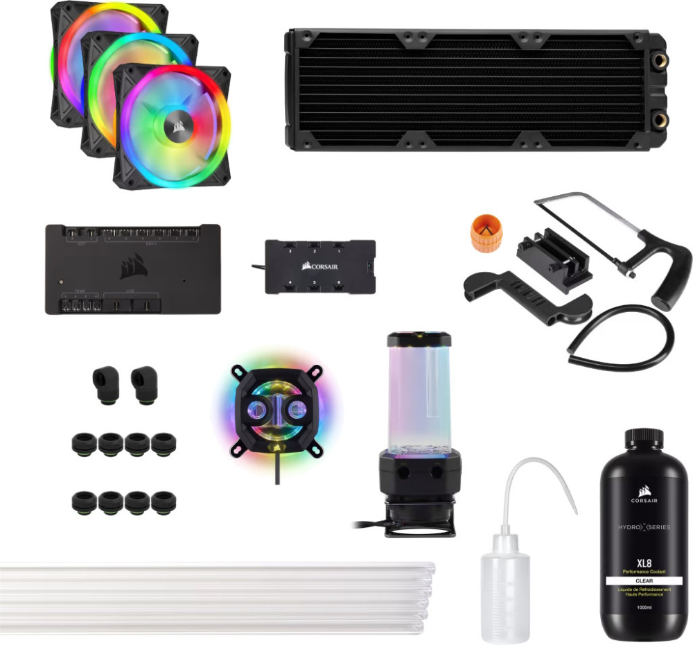 Система охлаждения Corsair Hydro X Series iCUE XH305i RGB PRO Custom Cooling Kit Black (CX-9070008-WW)