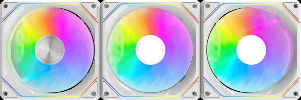 Вентилятор DarkFlash Gauss G24 ARGB 3 in 1 White