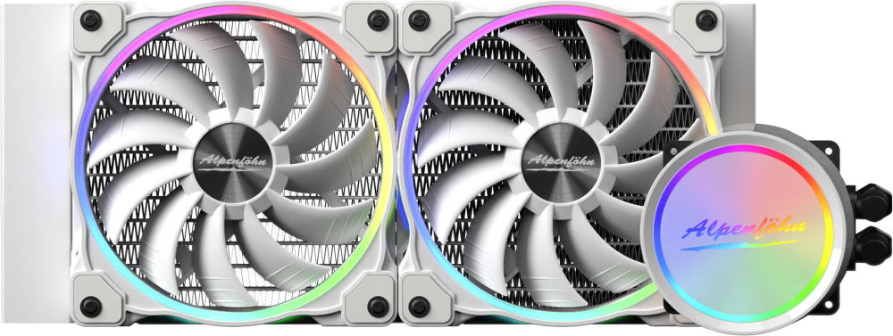 Водяное охлаждение Alpenfohn Gletscherwasser 240 White (84000000193)