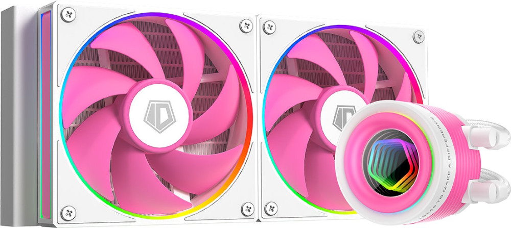 Водяное охлаждение ID-COOLING FX240 INF Pink