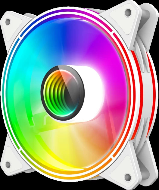 Вентилятор Gamemax FN-12Rainbow-Q-Infinity WT