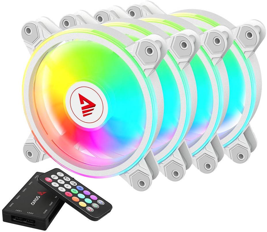 Вентилятор SAVIO FAN-01 4-pack White