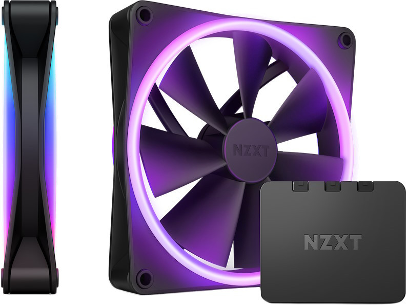 Вентилятор NZXT F140 RGB DUO Twin Pack Black (RF-D14DF-B1)