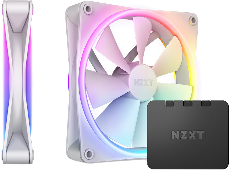 Вентилятор NZXT F140 RGB DUO Twin Pack White (RF-D14DF-W1)