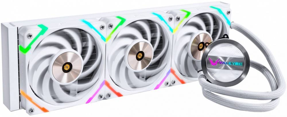 Водяное охлаждение VALKYRIE Dragonfang 360 ARGB White (B0C8YS2ZFG)