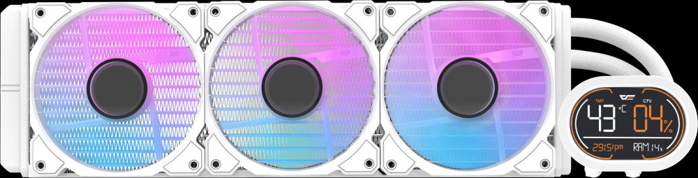 Водяное охлаждение DarkFlash DH360D White