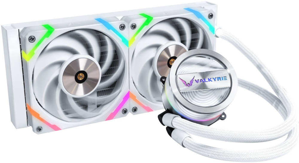 Водяное охлаждение VALKYRIE Dragonfang 240 ARGB White (B0C8LPHZJB)