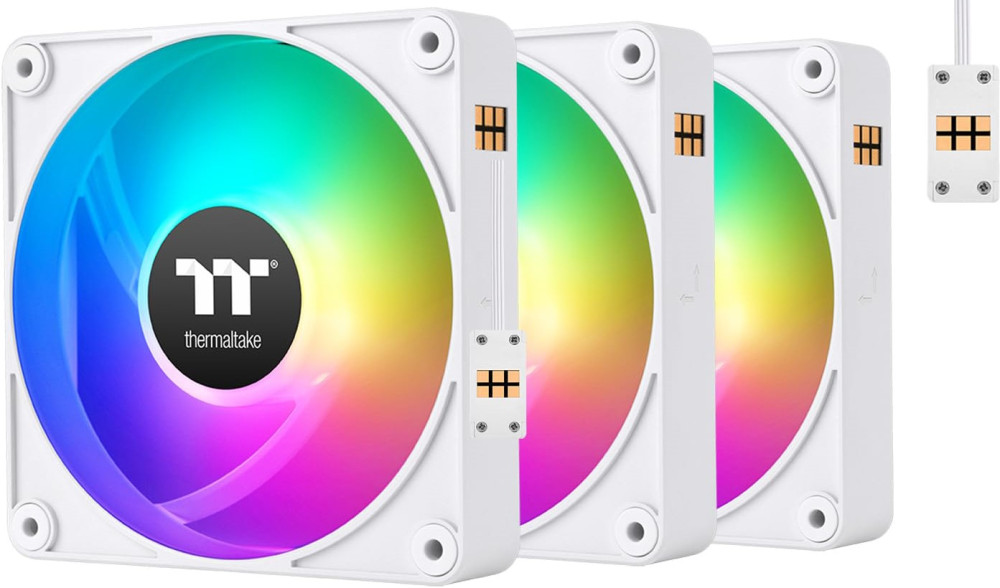 Вентилятор Thermaltake CT120 EX ARGB White (3-Fan Pack) (CL-F190-PL12SW-A)