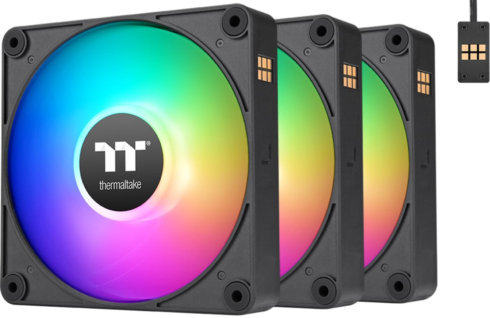 Вентилятор Thermaltake CT120 EX ARGB Black (3-Fan Pack) (CL-F181-PL12SW-A)