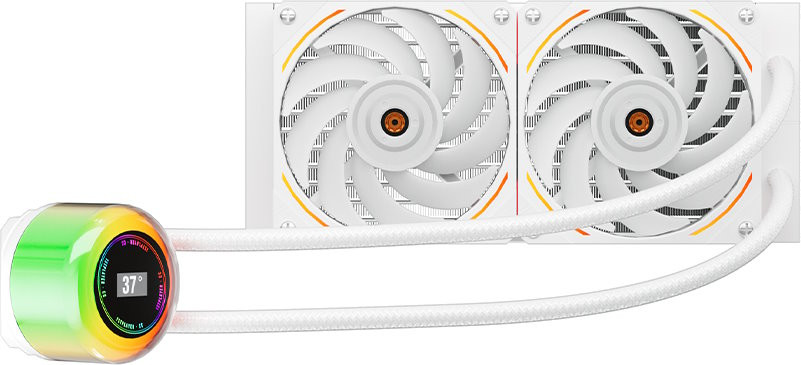 Водяное охлаждение 1stPlayer CC 240 White