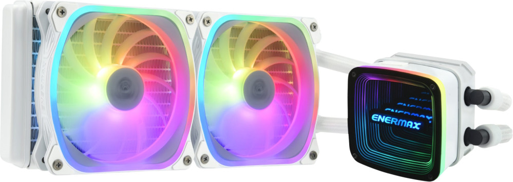 Водяное охлаждение Enermax AquaFusion ADV 240 White (ELC-AQFA240-SQA-W)