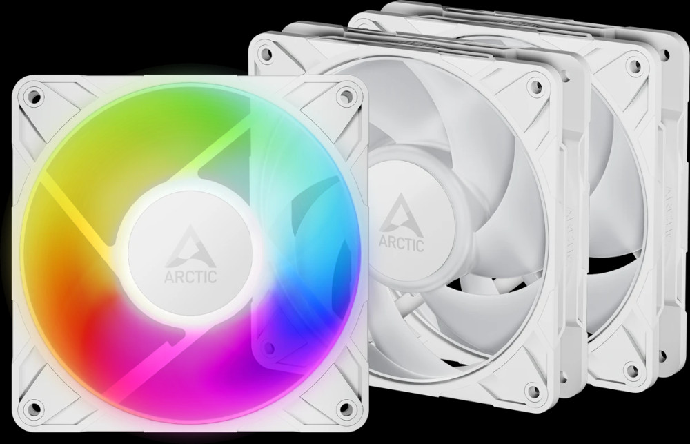 Вентилятор ARCTIC P12 Pro A-RGB White 3pcs. (ACFAN00326A)