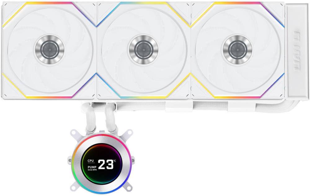 Водяне охолодження Lian Li Hydroshift II LCD-C 360TL White