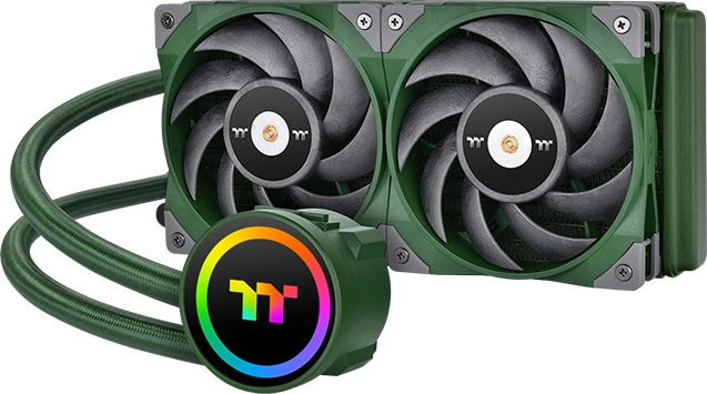Водяне охолодження Thermaltake ToughLiquid 240 ARGB Racing Green (CL-W319-PL12RG-A)