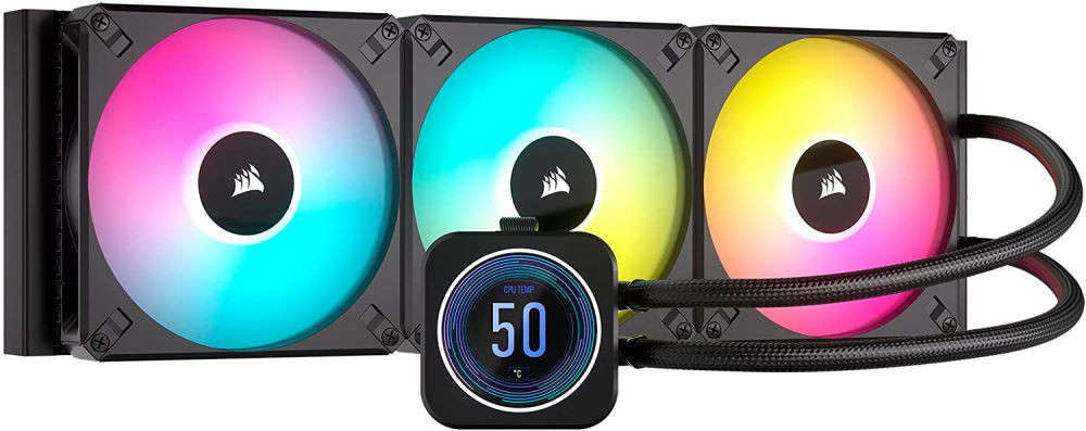 Водяное охлаждение Corsair iCUE H170i ELITE LCD XT (CW-9060076-WW)