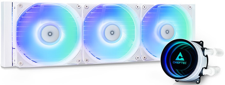 Водяное охлаждение Chieftec Iceberg 360 White (CLC-360-RGB-W)