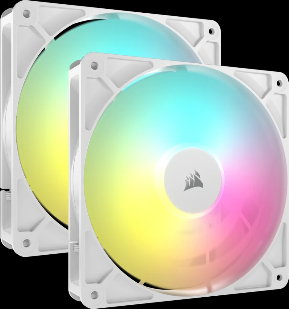 Вентилятор Corsair RS140 ARGB Dual Pack White (CO-9050187-WW)