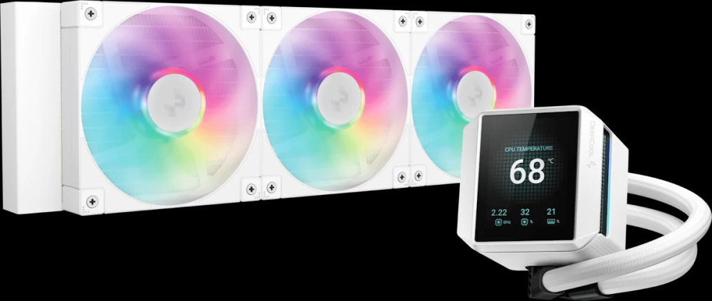 Водяное охлаждение Deepcool Mystique 360 ARGB White (R-LX360-WHDSNMCP-G-1)