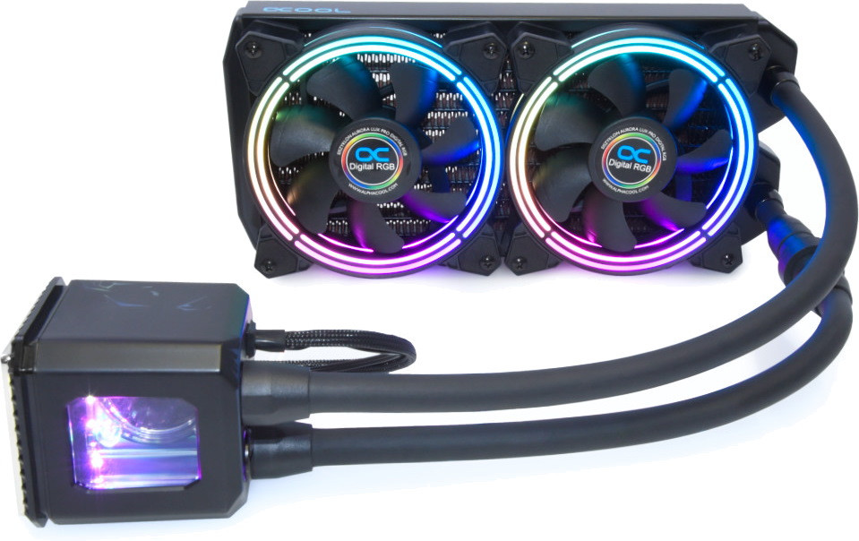 Водяне охолодження Alphacool Eisbaer Aurora 240 Digital RGB (11728)